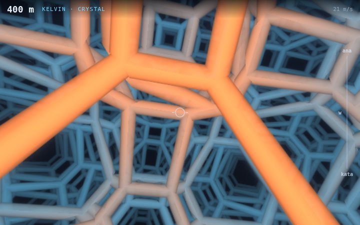 Kelvin's foam from the cockpit: hexagonal and square windows